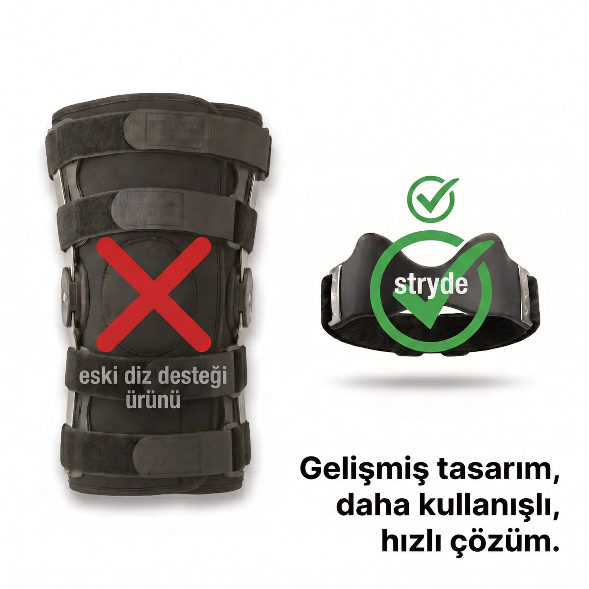 Aseba Maksimum Konforlu & Ayarlanabilir Diz Altı Tendon Bandı