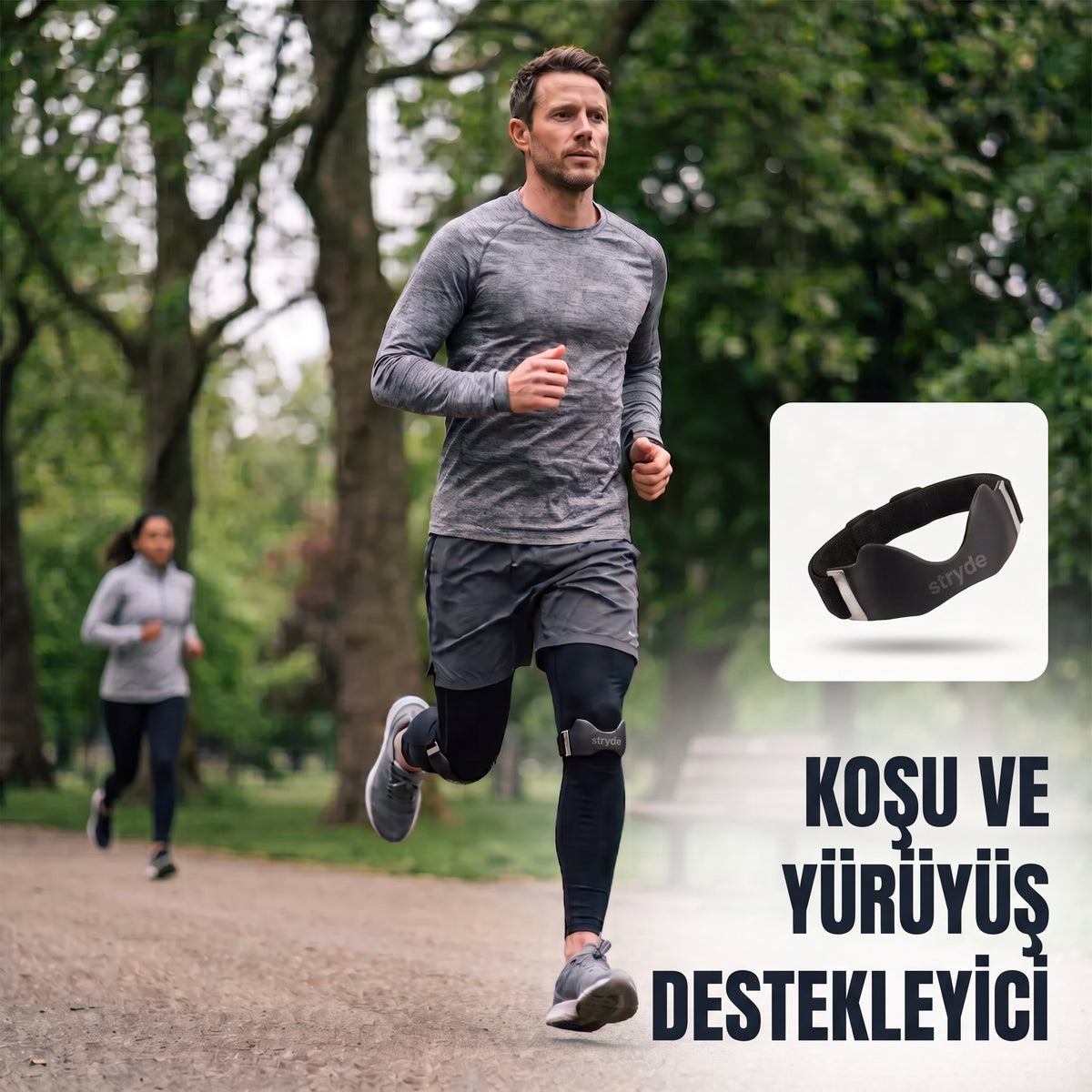 Aseba Maksimum Konforlu & Ayarlanabilir Diz Altı Tendon Bandı